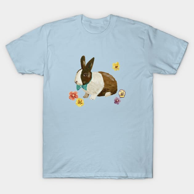 Black and White Bunny T-Shirt by Das Brooklyn